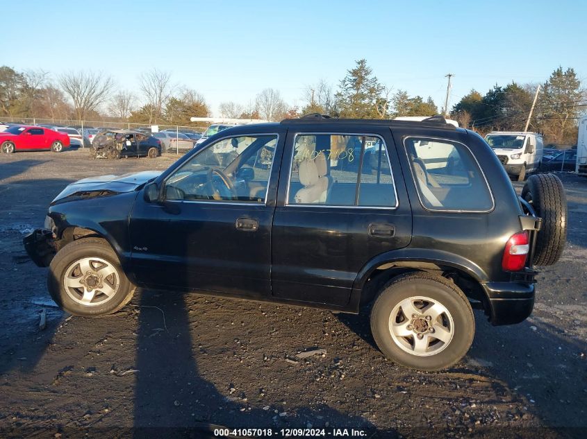 2001 Kia Sportage Ex/Limited VIN: KNDJA723815061103 Lot: 41057018