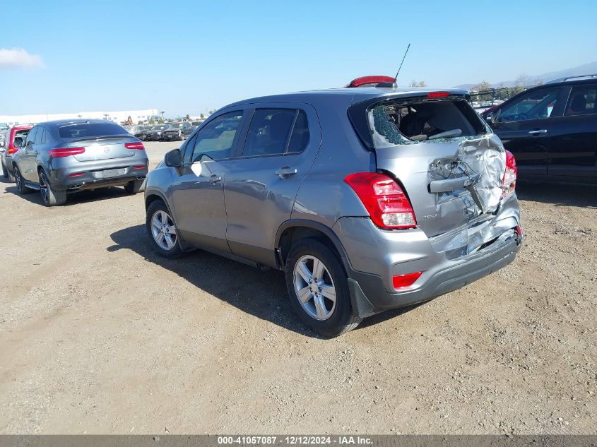 VIN 3GNCJKSB3LL299230 2020 Chevrolet Trax, Fwd Ls no.3