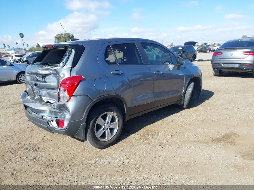 VIN 3GNCJKSB3LL299230 2020 Chevrolet Trax, Fwd Ls no.4