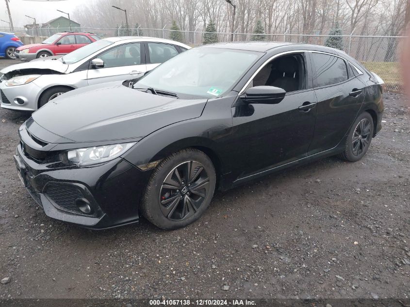 VIN SHHFK7H54JU408631 2018 Honda Civic, EX no.2