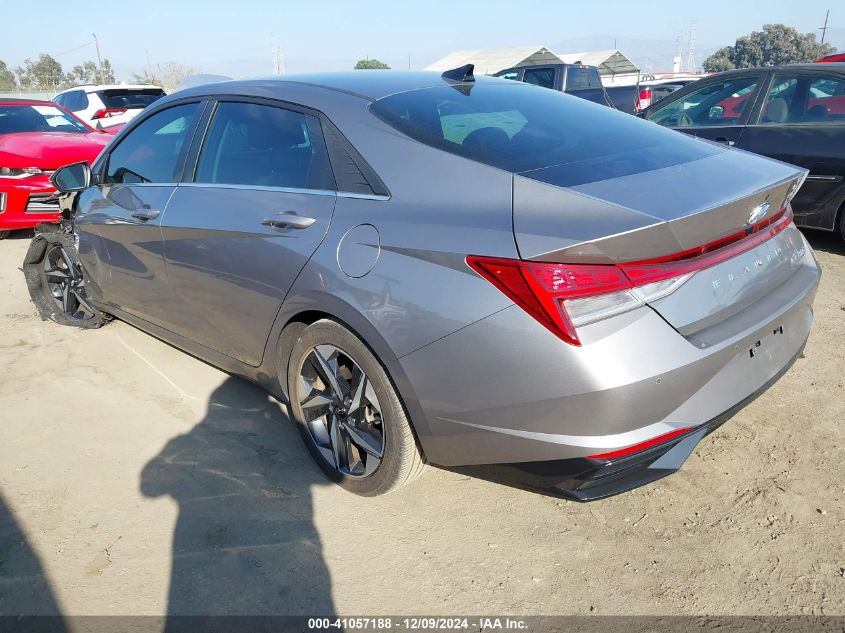 VIN KMHLP4AG7PU396387 2023 Hyundai Elantra, Limited no.3