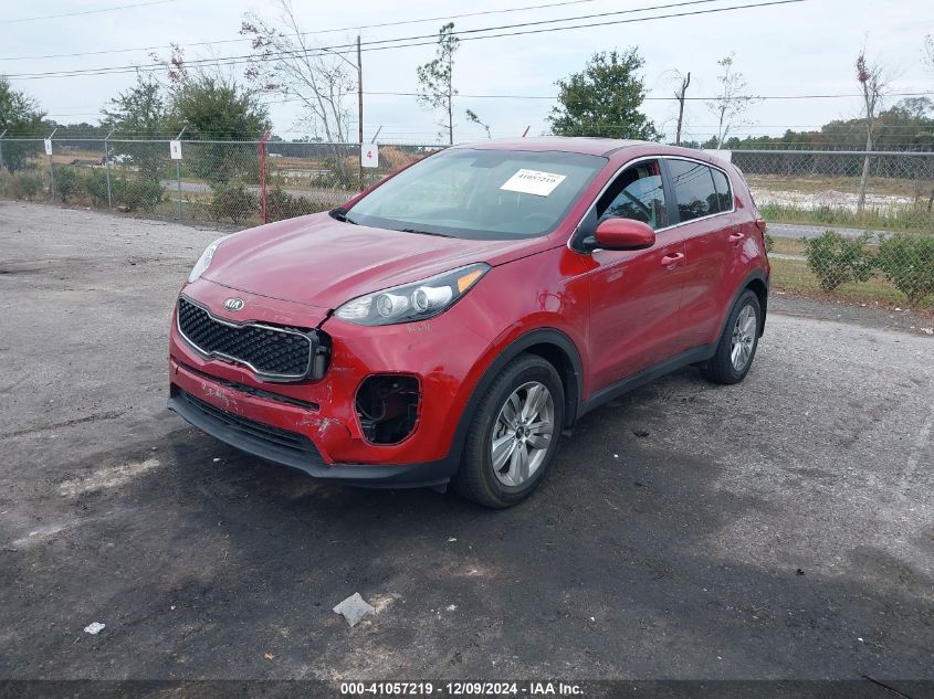 VIN KNDPM3AC6H7279776 2017 KIA Sportage, LX no.2