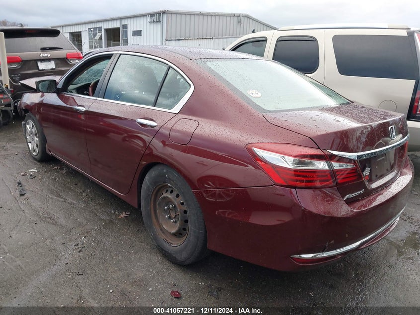 2016 HONDA ACCORD VIN: 1HGCR2F31GA117494