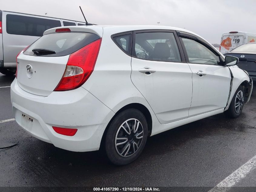 VIN KMHCT5AEXEU180529 2014 Hyundai Accent, GS no.4