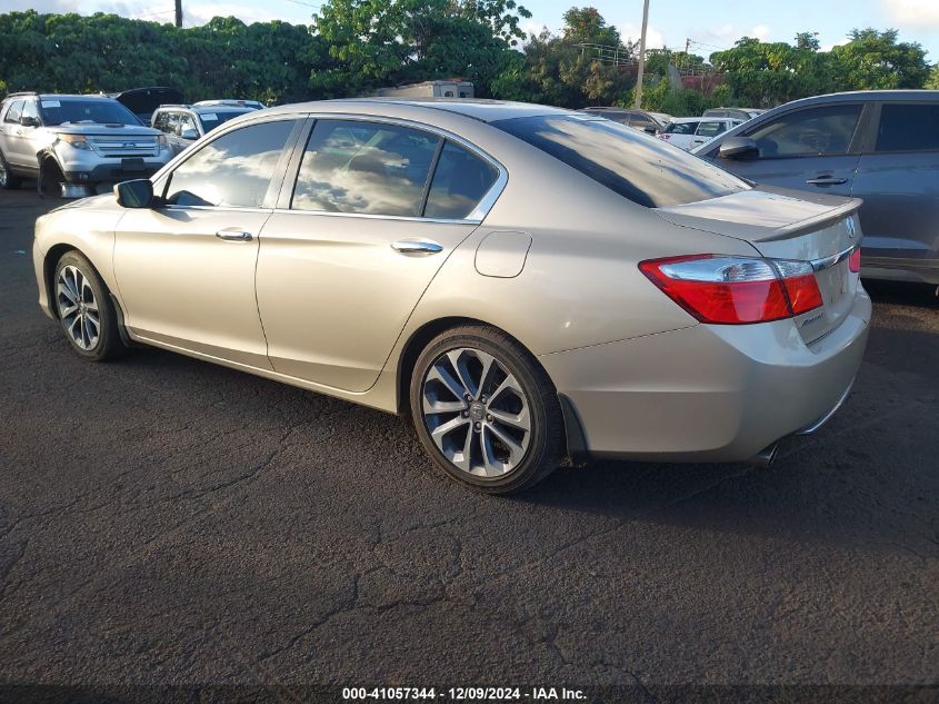 VIN 1HGCR2F56EA116789 2014 Honda Accord, Sport no.3