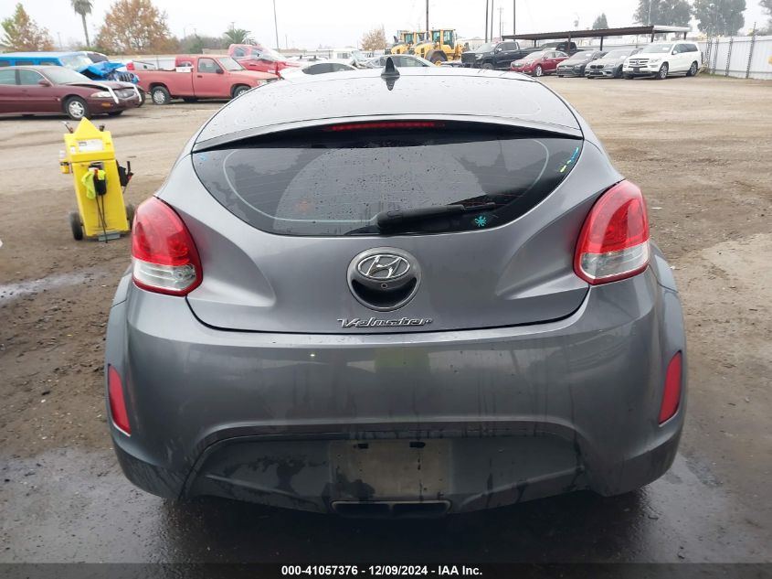 2016 Hyundai Veloster VIN: KMHTC6AD8GU295579 Lot: 41057376