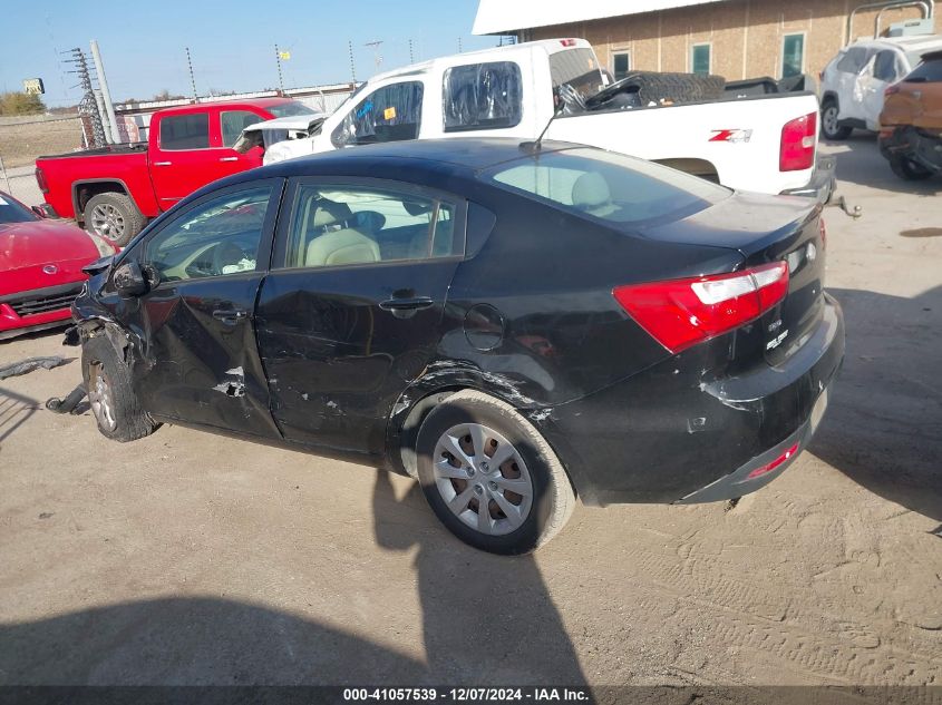 2013 Kia Rio Lx VIN: KNADM4A39D6250424 Lot: 41057539