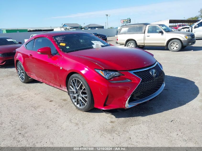 VIN JTHHA5BC6H5006810 2017 LEXUS RC 200T no.1