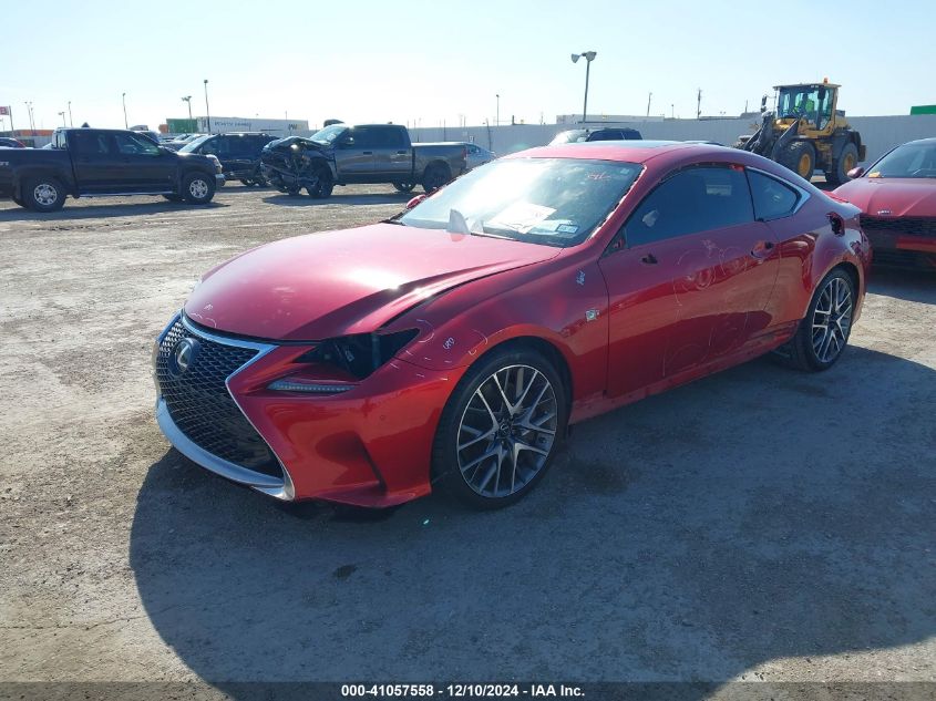 VIN JTHHA5BC6H5006810 2017 LEXUS RC 200T no.2