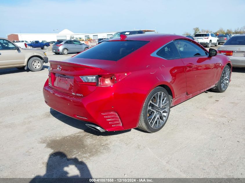 VIN JTHHA5BC6H5006810 2017 LEXUS RC 200T no.4