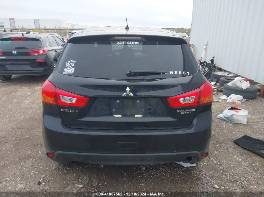 2014 Mitsubishi Outlander Sport Es VIN: 4A4AP3AU0EE022781 Lot: 41057562