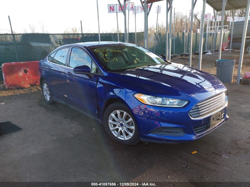 VIN 3FA6P0G71GR333381 2016 Ford Fusion, S no.1