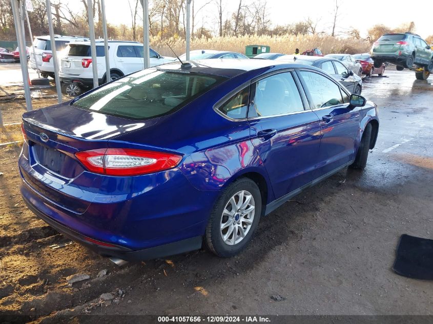 VIN 3FA6P0G71GR333381 2016 Ford Fusion, S no.4