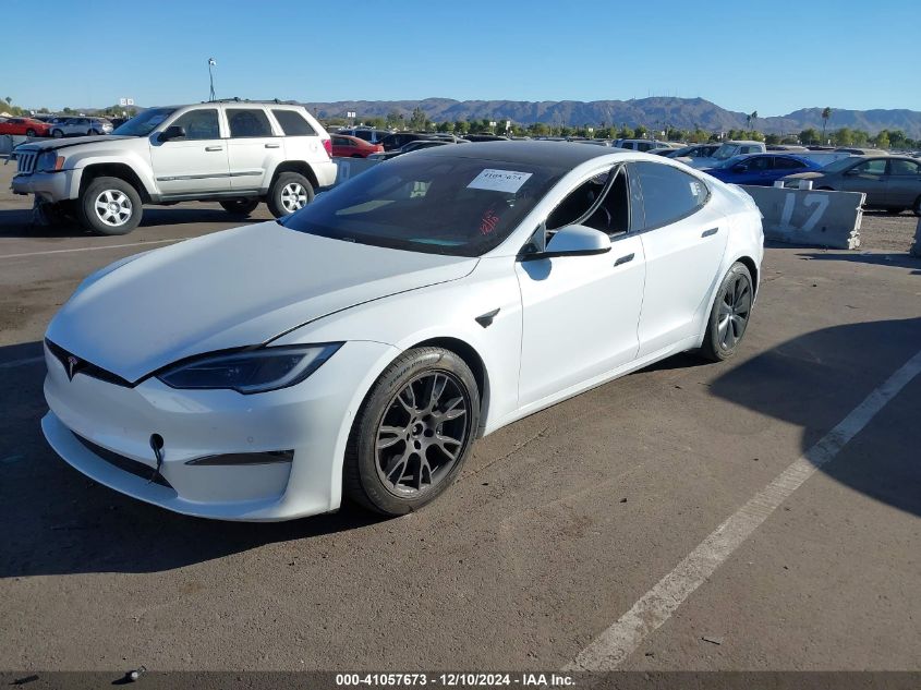 2022 Tesla Model S Plaid Tri Motor All-Wheel Drive VIN: 5YJSA1E64NF479959 Lot: 41057673