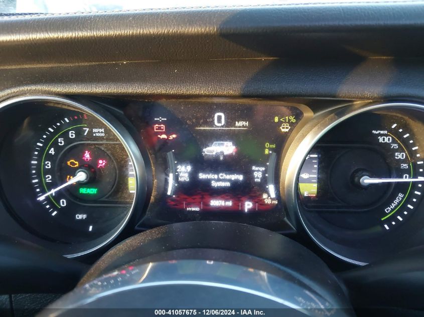 2022 Jeep Wrangler 4Xe Unlimited Sahara 4X4 VIN: 1C4JJXP68NW178764 Lot: 41057675