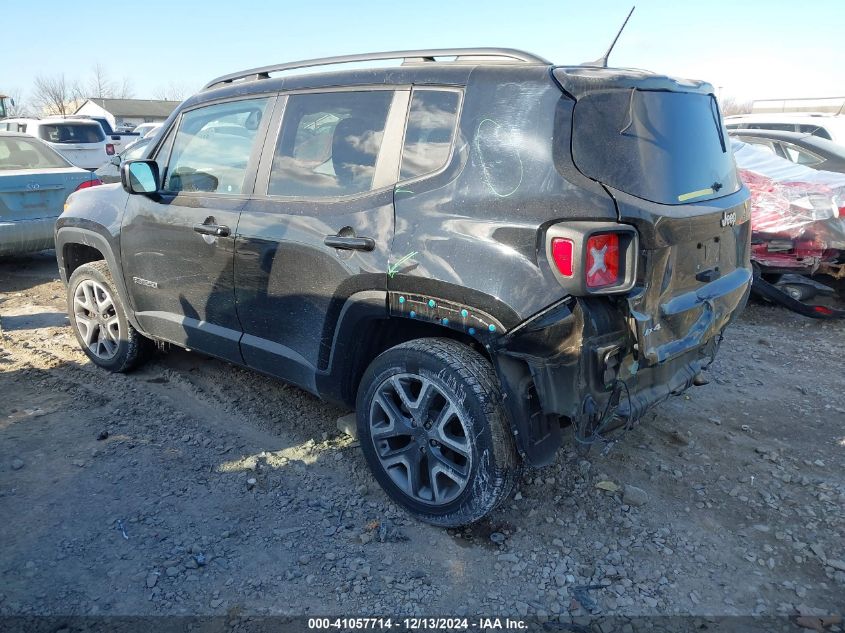 VIN ZACCJBBB3HPF53588 2017 Jeep Renegade, Latitude 4X4 no.3