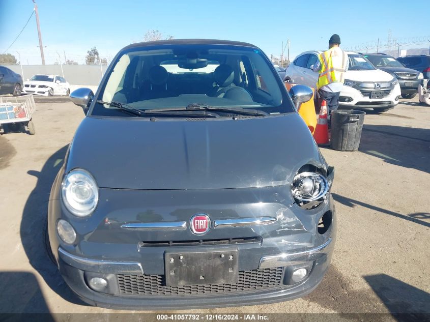 2017 Fiat 500C Lounge VIN: 3C3CFFER4HT698797 Lot: 41057792