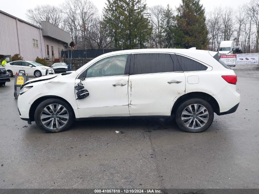 VIN 5FRYD4H49GB050735 2016 Acura MDX, Technology... no.13