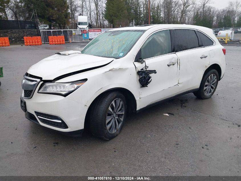 VIN 5FRYD4H49GB050735 2016 Acura MDX, Technology... no.2