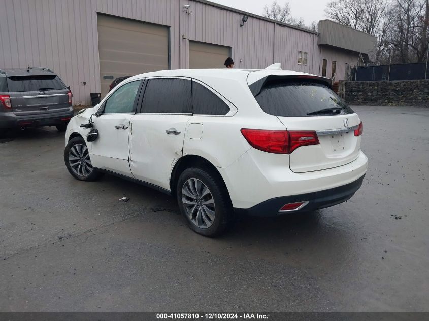 VIN 5FRYD4H49GB050735 2016 Acura MDX, Technology... no.3