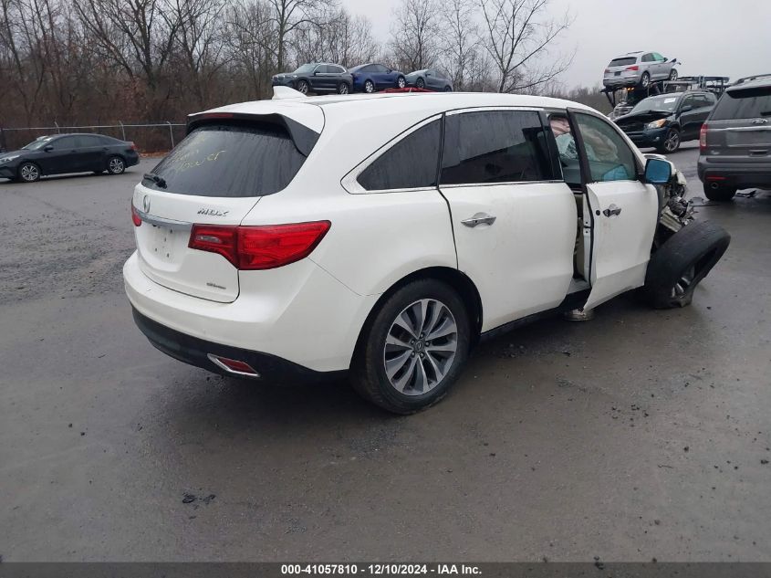 VIN 5FRYD4H49GB050735 2016 Acura MDX, Technology... no.4