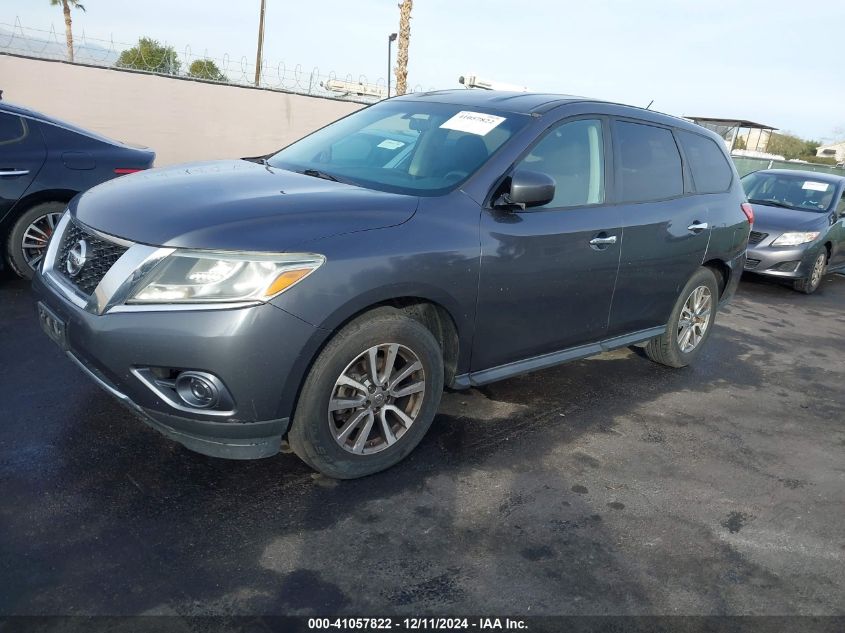 VIN 5N1AR2MN7EC664681 2014 Nissan Pathfinder, Plati... no.2