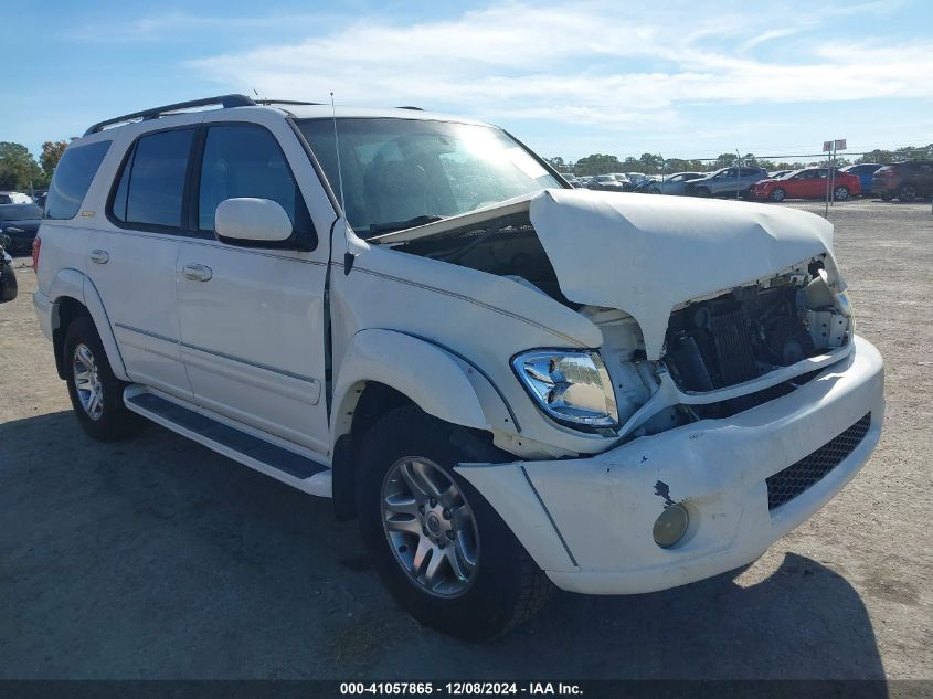 2003 Toyota Sequoia Limited V8 VIN: 5TDZT38A23S180483 Lot: 41057865