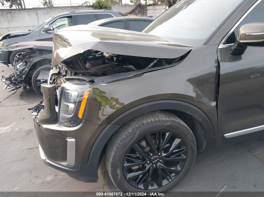 2022 Kia Telluride Sx VIN: 5XYP54HC5NG249742 Lot: 41057872