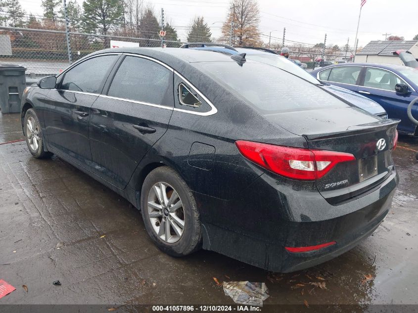 VIN 5NPE24AF5HH568396 2017 Hyundai Sonata, SE no.3