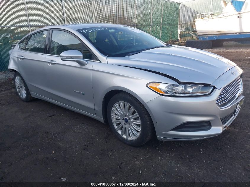 VIN 3FA6P0LU6GR357834 2016 FORD FUSION HYBRID no.1