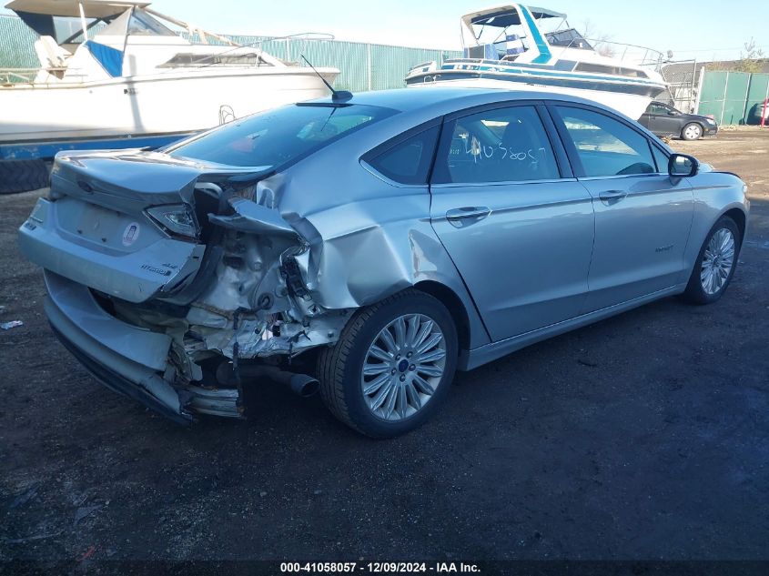 VIN 3FA6P0LU6GR357834 2016 FORD FUSION HYBRID no.4