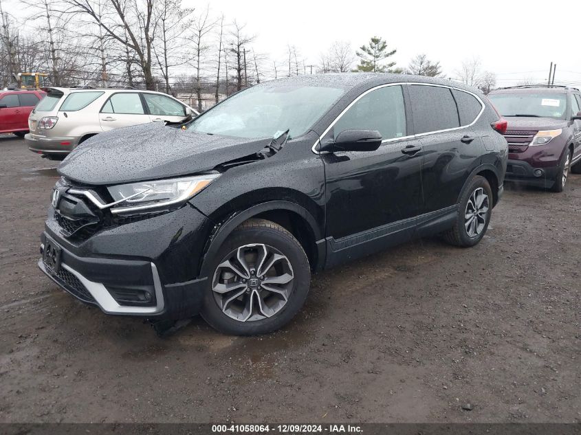 VIN 2HKRW2H53NH621051 2022 Honda CR-V, Awd Ex no.2