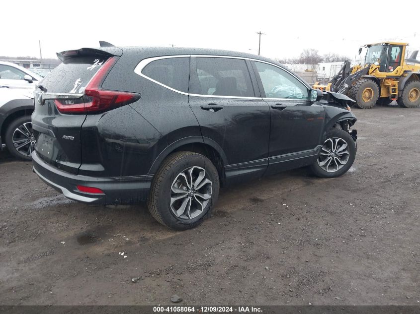 VIN 2HKRW2H53NH621051 2022 Honda CR-V, Awd Ex no.4