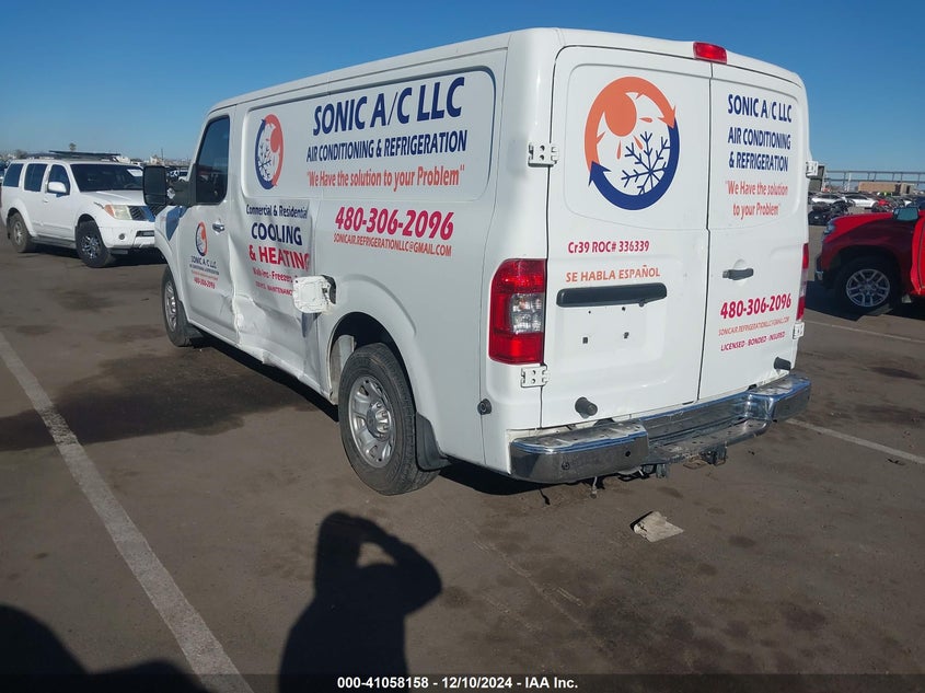 Vin: 1n6bf0km0cn105326, lot: 41548120, nissan nv 1500 nv1500 s v6 20123