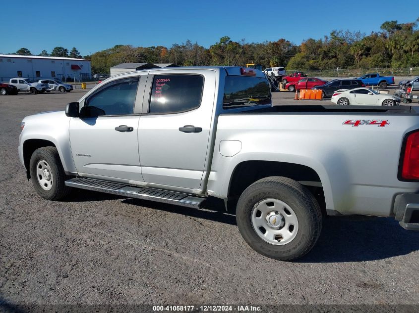 2020 Chevrolet Colorado 4Wd Short Box Wt VIN: 1GCGTBENXL1205894 Lot: 41058177