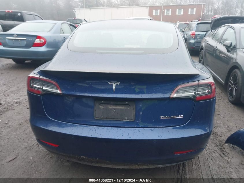 2019 Tesla Model 3 Long Range/Performance VIN: 5YJ3E1EB0KF413605 Lot: 41058221