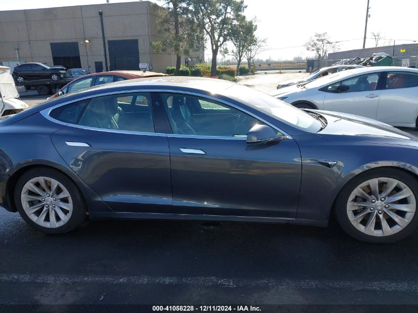 2017 Tesla Model S 60/75 VIN: 5YJSA1E17HF221525 Lot: 41058228