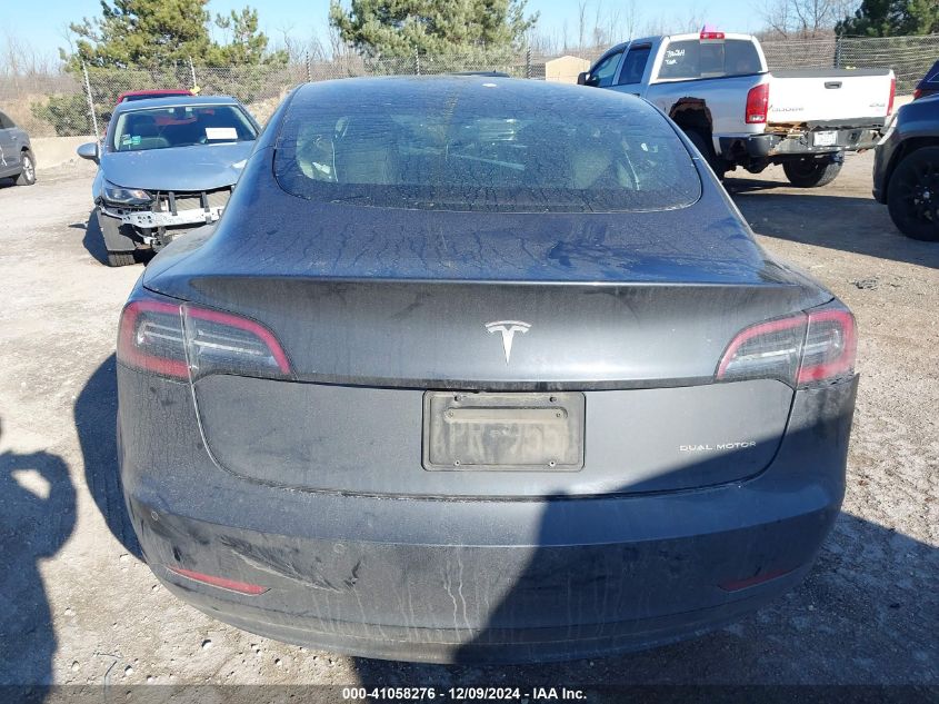 2021 Tesla Model 3 Long Range Dual Motor All-Wheel Drive VIN: 5YJ3E1EB9MF869380 Lot: 41058276