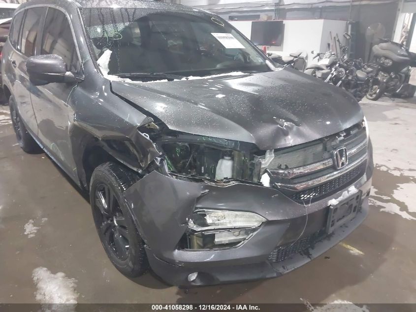 VIN 5FNYF6H58HB094209 2017 Honda Pilot, Ex-L no.6