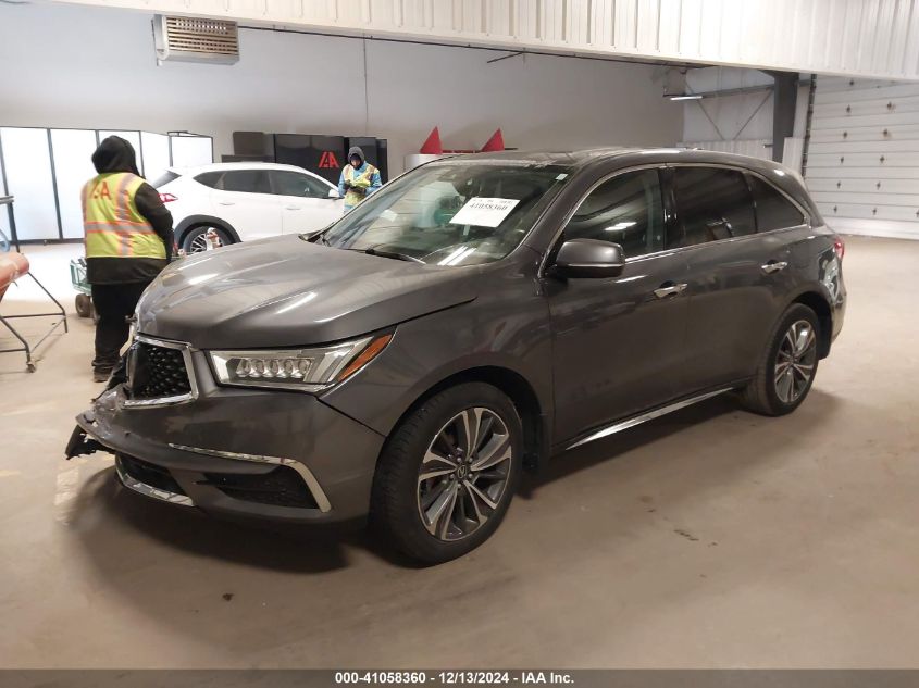 VIN 5J8YD4H56KL027687 2019 ACURA MDX no.2