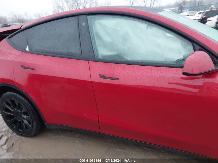 2021 Tesla Model Y Long Range Dual Motor All-Wheel Drive VIN: 5YJYGDEE6MF300014 Lot: 41058365