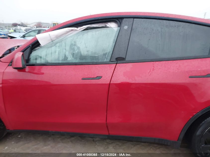 2021 TESLA MODEL Y LONG RANGE DUAL MOTOR ALL-WHEEL DRIVE - 5YJYGDEE6MF300014