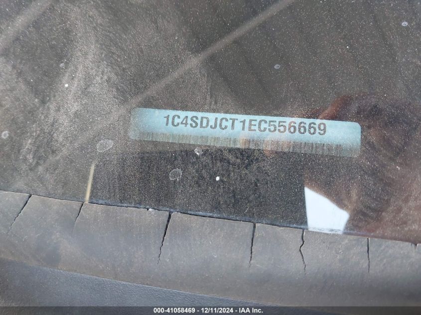 2014 Dodge Durango R/T VIN: 1C4SDJCT1EC556669 Lot: 41058469