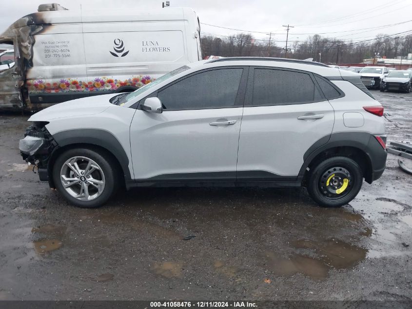 2022 Hyundai Kona Sel VIN: KM8K62AB0NU866747 Lot: 41058476