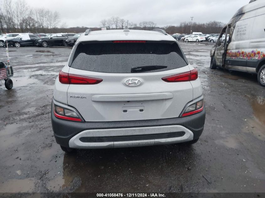 2022 Hyundai Kona Sel VIN: KM8K62AB0NU866747 Lot: 41058476