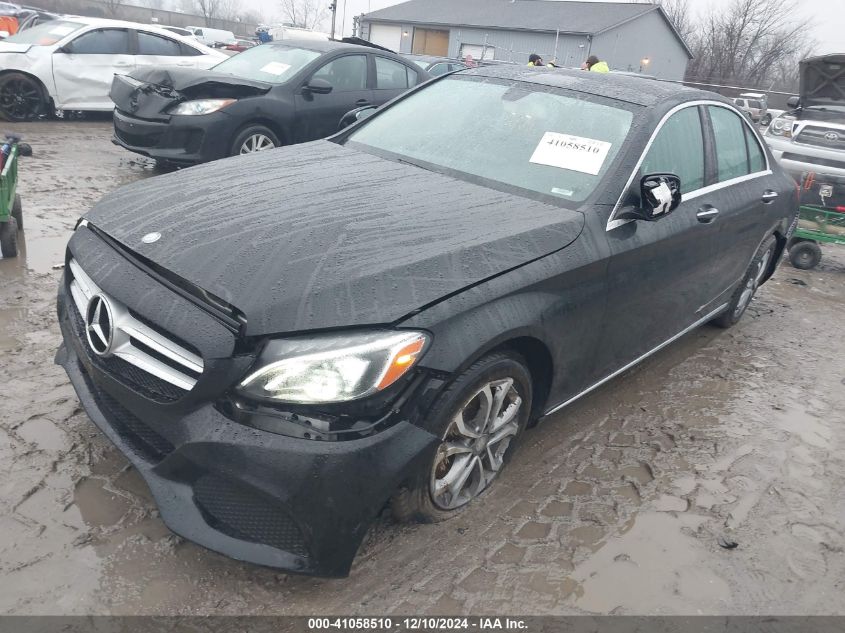 VIN 55SWF4KB3FU047384 2015 Mercedes-Benz C 300, 4Ma... no.2