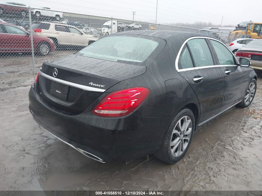 VIN 55SWF4KB3FU047384 2015 Mercedes-Benz C 300, 4Ma... no.4