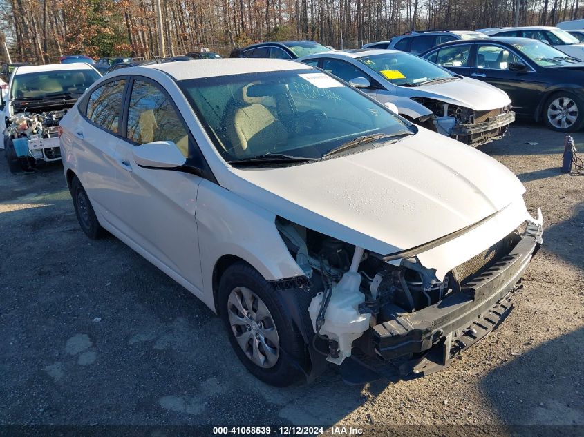 VIN KMHCT4AE0GU137251 2016 Hyundai Accent, SE no.1