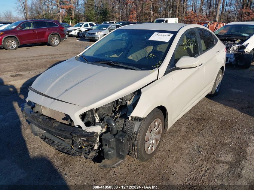 VIN KMHCT4AE0GU137251 2016 Hyundai Accent, SE no.2