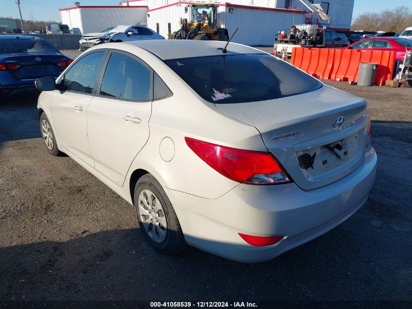 VIN KMHCT4AE0GU137251 2016 Hyundai Accent, SE no.3